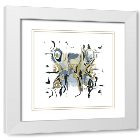 Which Way IV White Modern Wood Framed Art Print with Double Matting by Bolokofsky, Ronald