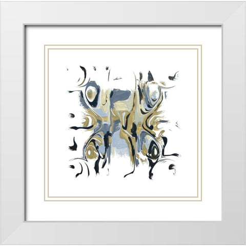 Which Way IV White Modern Wood Framed Art Print with Double Matting by Bolokofsky, Ronald