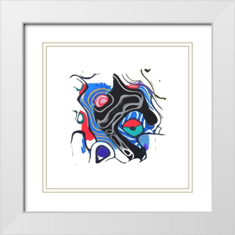 Wild Participation I  White Modern Wood Framed Art Print with Double Matting by Bolokofsky, Ronald