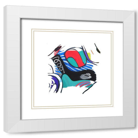 Wild Participation IV White Modern Wood Framed Art Print with Double Matting by Bolokofsky, Ronald