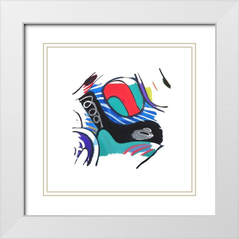 Wild Participation IV White Modern Wood Framed Art Print with Double Matting by Bolokofsky, Ronald