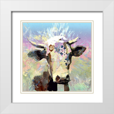 Milk Maid White Modern Wood Framed Art Print with Double Matting by Bolokofsky, Ronald