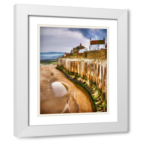 Village Wall White Modern Wood Framed Art Print with Double Matting by Bolokofsky, Ronald