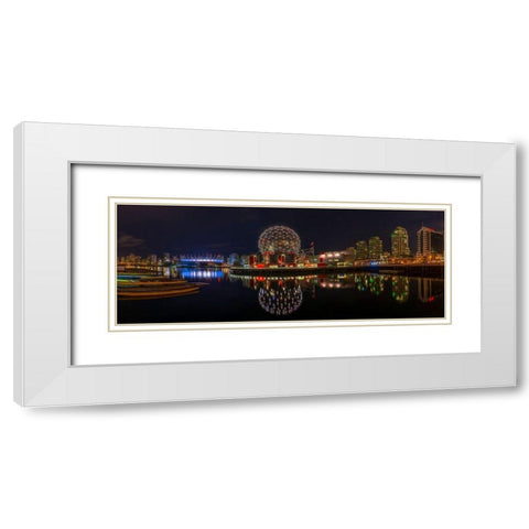 False Creek III White Modern Wood Framed Art Print with Double Matting by Bolokofsky, Ronald