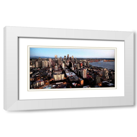 From the Seattle Needle White Modern Wood Framed Art Print with Double Matting by Bolokofsky, Ronald