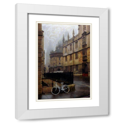 Oxford Fog White Modern Wood Framed Art Print with Double Matting by Bolokofsky, Ronald