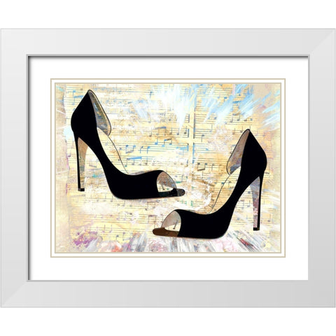 Black Pumps White Modern Wood Framed Art Print with Double Matting by Bolokofsky, Ronald