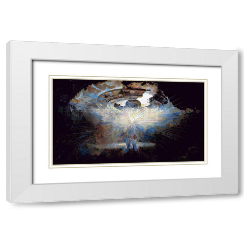 Close Encounters White Modern Wood Framed Art Print with Double Matting by Bolokofsky, Ronald