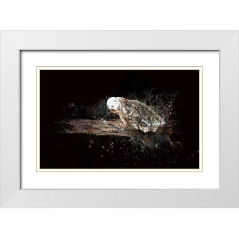 Fish Out of Water White Modern Wood Framed Art Print with Double Matting by Bolokofsky, Ronald