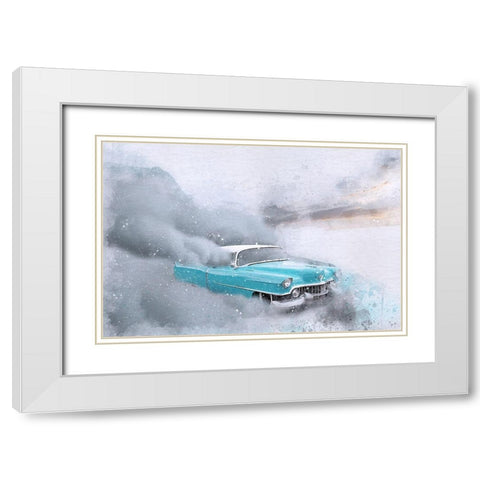 In a Cloud of Dust White Modern Wood Framed Art Print with Double Matting by Bolokofsky, Ronald