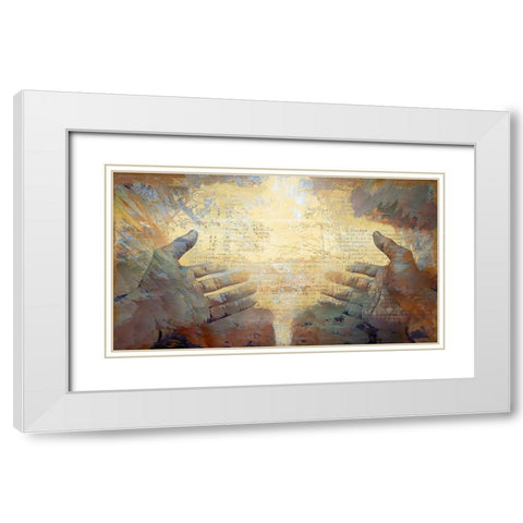 Knowlege White Modern Wood Framed Art Print with Double Matting by Bolokofsky, Ronald