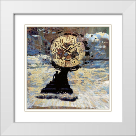 Maritime White Modern Wood Framed Art Print with Double Matting by Bolokofsky, Ronald