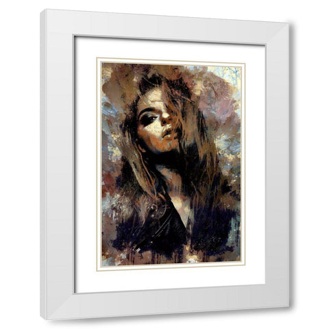 Amore White Modern Wood Framed Art Print with Double Matting by Bolokofsky, Ronald