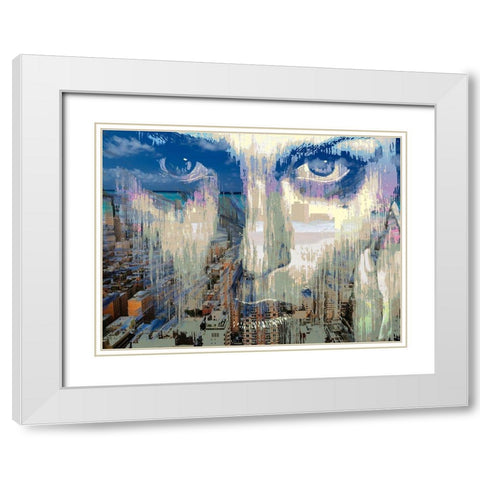 An Active Mind White Modern Wood Framed Art Print with Double Matting by Bolokofsky, Ronald