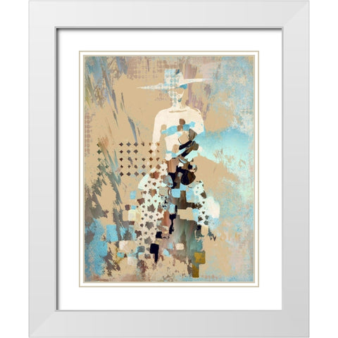 Dream Fashion I White Modern Wood Framed Art Print with Double Matting by Bolokofsky, Ronald