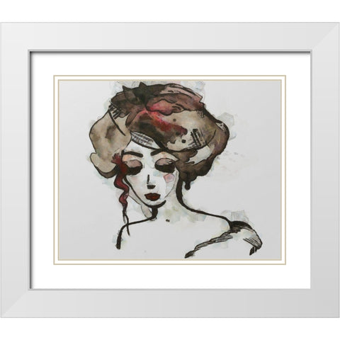 Evening Out White Modern Wood Framed Art Print with Double Matting by Bolokofsky, Ronald