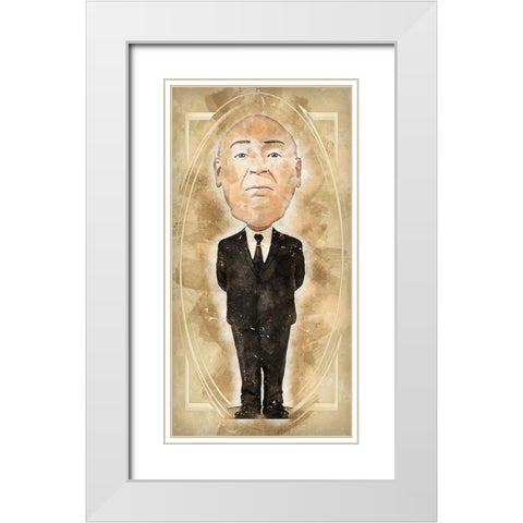 Hitchcock White Modern Wood Framed Art Print with Double Matting by Bolokofsky, Ronald