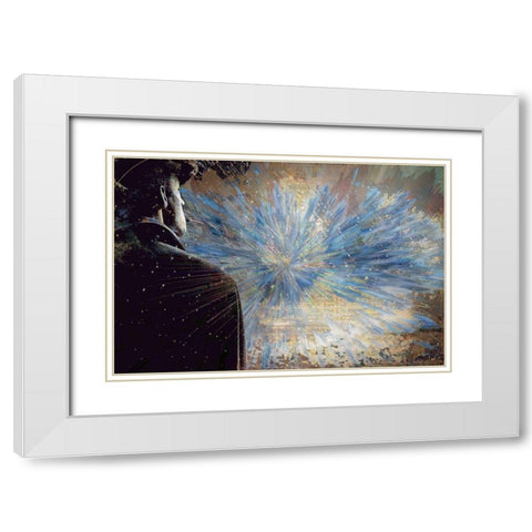 Questions White Modern Wood Framed Art Print with Double Matting by Bolokofsky, Ronald