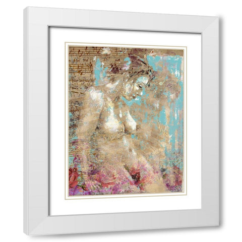 The Beauty of Body and Soul White Modern Wood Framed Art Print with Double Matting by Bolokofsky, Ronald