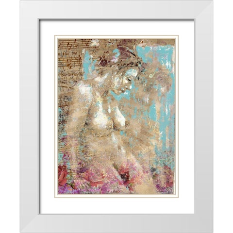 The Beauty of Body and Soul White Modern Wood Framed Art Print with Double Matting by Bolokofsky, Ronald