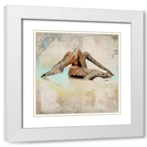 Under the Sun II White Modern Wood Framed Art Print with Double Matting by Bolokofsky, Ronald