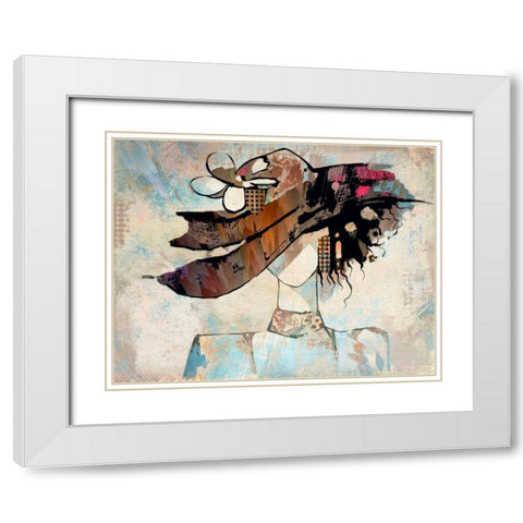 Yesterdays Fashions Today I White Modern Wood Framed Art Print with Double Matting by Bolokofsky, Ronald