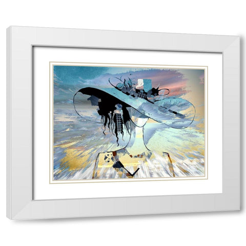 Yesterdays Fashions Today II White Modern Wood Framed Art Print with Double Matting by Bolokofsky, Ronald