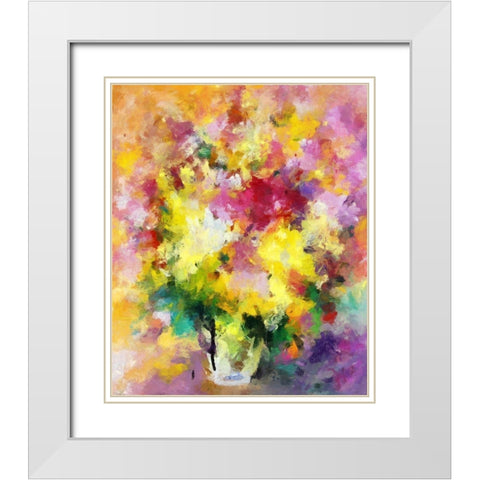 Summer Magic White Modern Wood Framed Art Print with Double Matting by Bolokofsky, Ronald