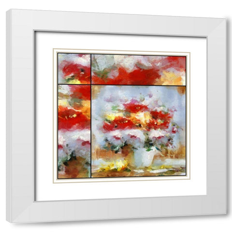 A Special Arrangement White Modern Wood Framed Art Print with Double Matting by Bolokofsky, Ronald