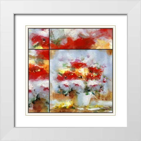 A Special Arrangement White Modern Wood Framed Art Print with Double Matting by Bolokofsky, Ronald