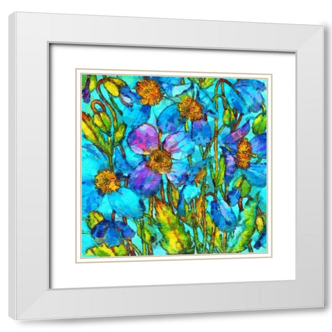 My Special Garden White Modern Wood Framed Art Print with Double Matting by Bolokofsky, Ronald