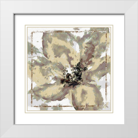 Calyx II White Modern Wood Framed Art Print with Double Matting by Bolokofsky, Ronald