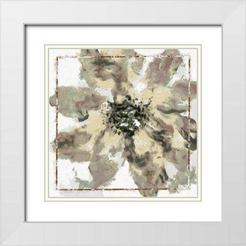 Calyx IV White Modern Wood Framed Art Print with Double Matting by Bolokofsky, Ronald