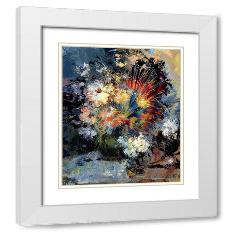 Colors of Nature White Modern Wood Framed Art Print with Double Matting by Bolokofsky, Ronald