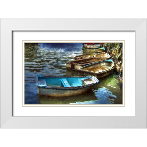 Folkestone Harbour White Modern Wood Framed Art Print with Double Matting by Bolokofsky, Ronald