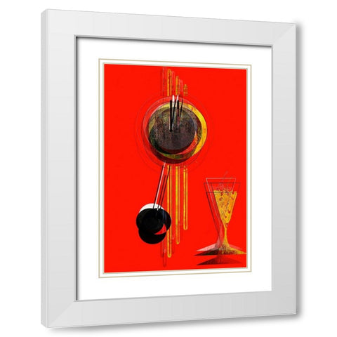 Afternoon Hangover I White Modern Wood Framed Art Print with Double Matting by Bolokofsky, Ronald