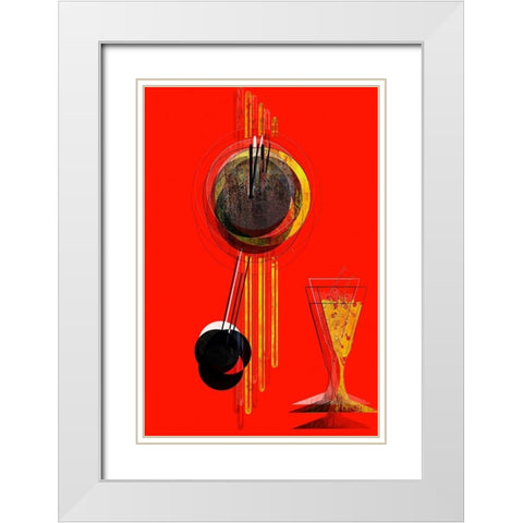 Afternoon Hangover I White Modern Wood Framed Art Print with Double Matting by Bolokofsky, Ronald