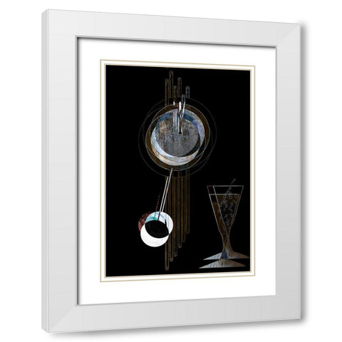 Afternoon Hangover III White Modern Wood Framed Art Print with Double Matting by Bolokofsky, Ronald