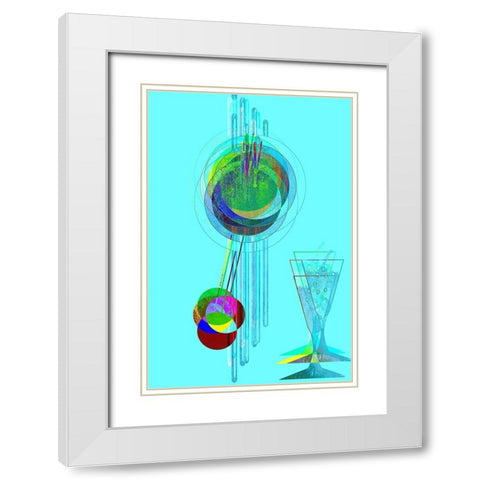 Afternoon Hangover IV White Modern Wood Framed Art Print with Double Matting by Bolokofsky, Ronald