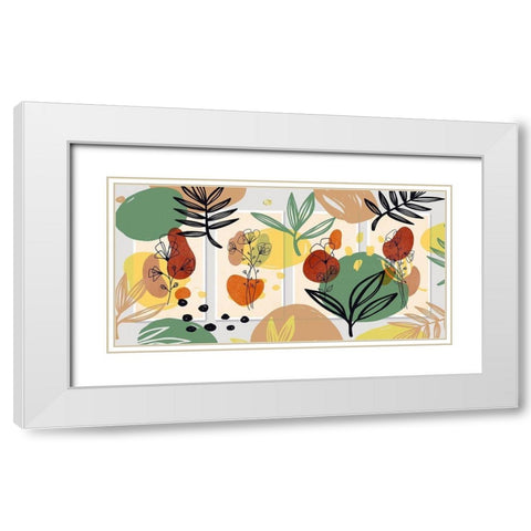 Garden Variety I White Modern Wood Framed Art Print with Double Matting by Bolokofsky, Ronald