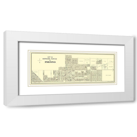 Fresno, Northern California Landowner - Thomas White Modern Wood Framed Art Print with Double Matting by Thomas
