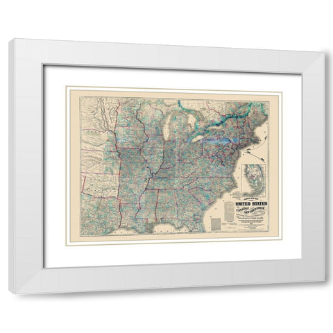 Canada New Brunswick  Atlantic Gulf Coasts White Modern Wood Framed Art Print with Double Matting by Lloyd