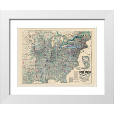 Canada New Brunswick  Atlantic Gulf Coasts White Modern Wood Framed Art Print with Double Matting by Lloyd