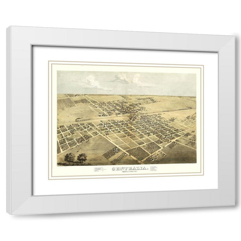 Centralia Illinois - Ruger 1867 White Modern Wood Framed Art Print with Double Matting by Ruger