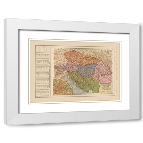 Eastern Europe Austria Hungary Romania White Modern Wood Framed Art Print with Double Matting by Reynold