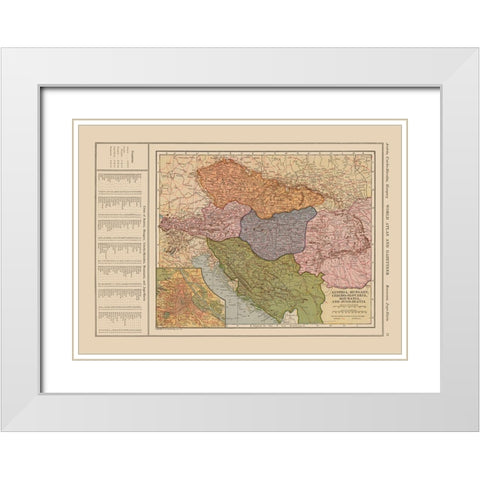 Eastern Europe Austria Hungary Romania White Modern Wood Framed Art Print with Double Matting by Reynold