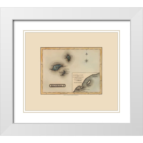 Iberian Peninsula Madeira Islands Spain Portugal White Modern Wood Framed Art Print with Double Matting by Lucas