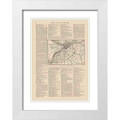 Europe Petrograd Russia - Reynold 1921 White Modern Wood Framed Art Print with Double Matting by Reynold