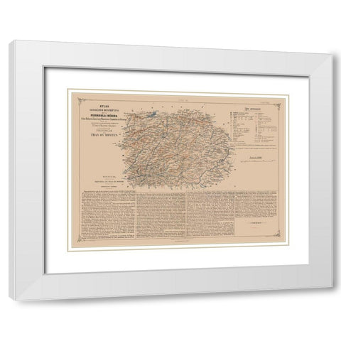 Europe Tras os Montes Province Portugal White Modern Wood Framed Art Print with Double Matting by Valverde