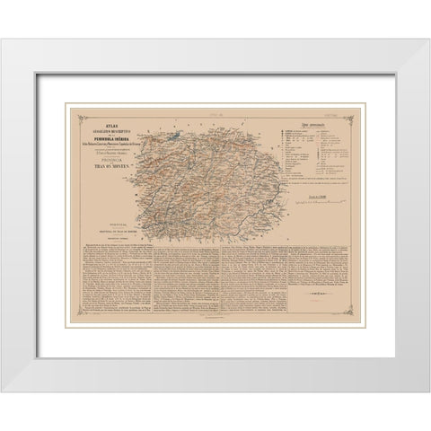 Europe Tras os Montes Province Portugal White Modern Wood Framed Art Print with Double Matting by Valverde